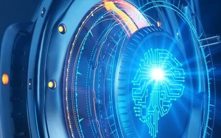 Abstract AI data visualization